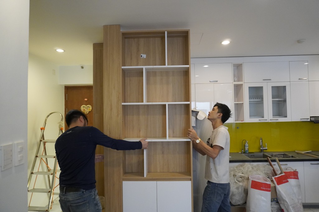 Lắp đặt nội thất tủ trang trí