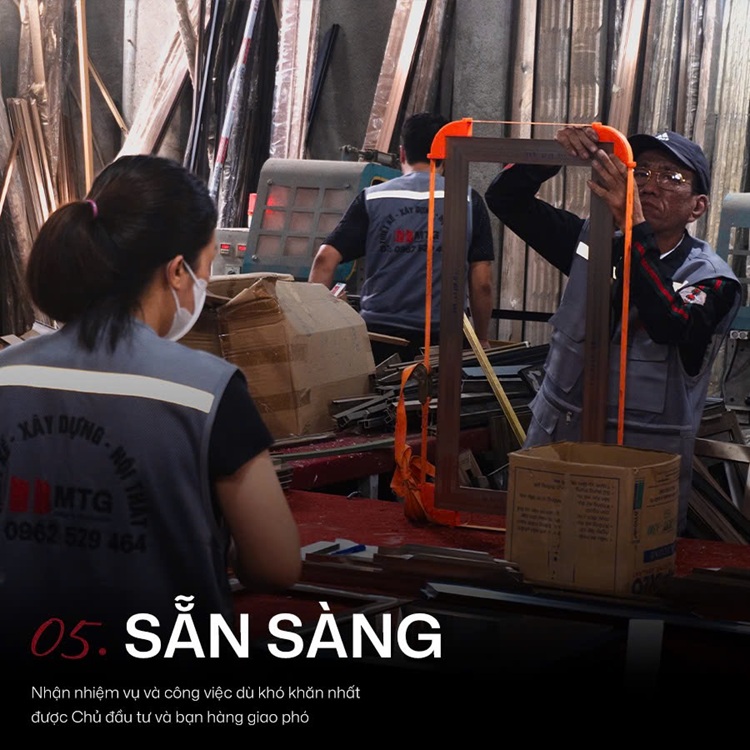 Quy trình gia công sản xuất tại xưởng nội thất Minh Trí - Sẵn sàng