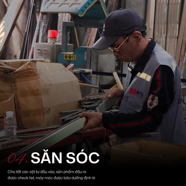 Quy trình gia công sản xuất tại xưởng nội thất Minh Trí - Săn sóc