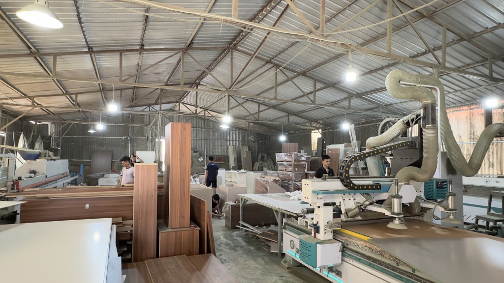 Xưởng gia công chế tạo gỗ công nghiệp