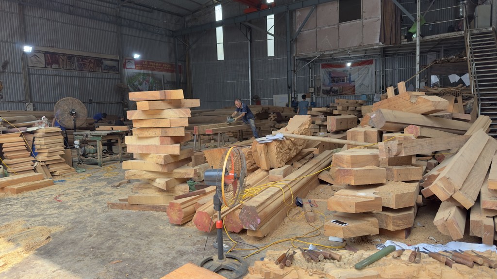 Xưởng gia công chế tạo gỗ thịt