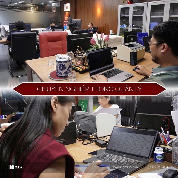 đội ngũ nhân viên kế toán xây dựng kỹ càng cẩn thận