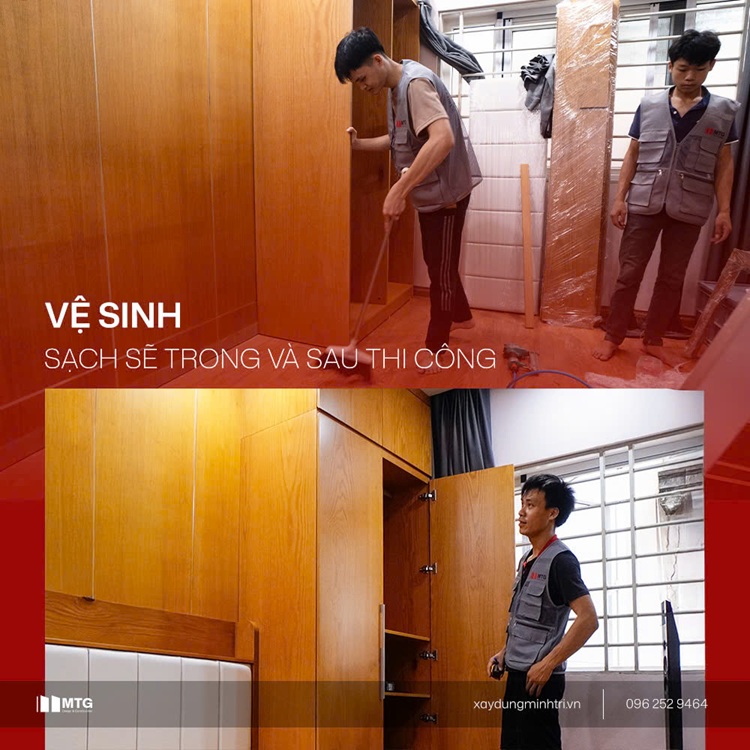 vệ sinh nội thất