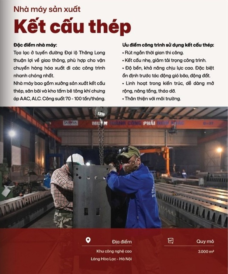 xưởng kết cấu thép