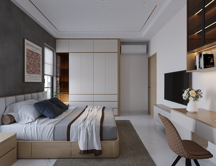 7 Phối cảnh nội thất phòng ngủ