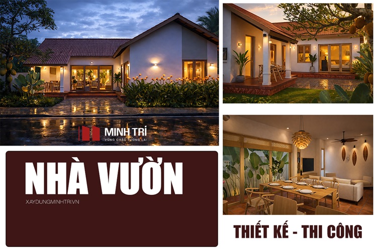 Thiết kế nhà vườn 250 m2 với đầy đủ công năng